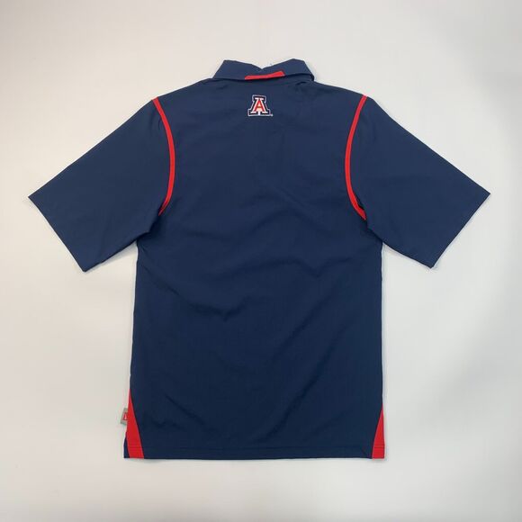 Nike Arizona Wildcats Polo Shirt Men XS Extra Small Navy Blue FitDry Performance - Picture 4 of 13